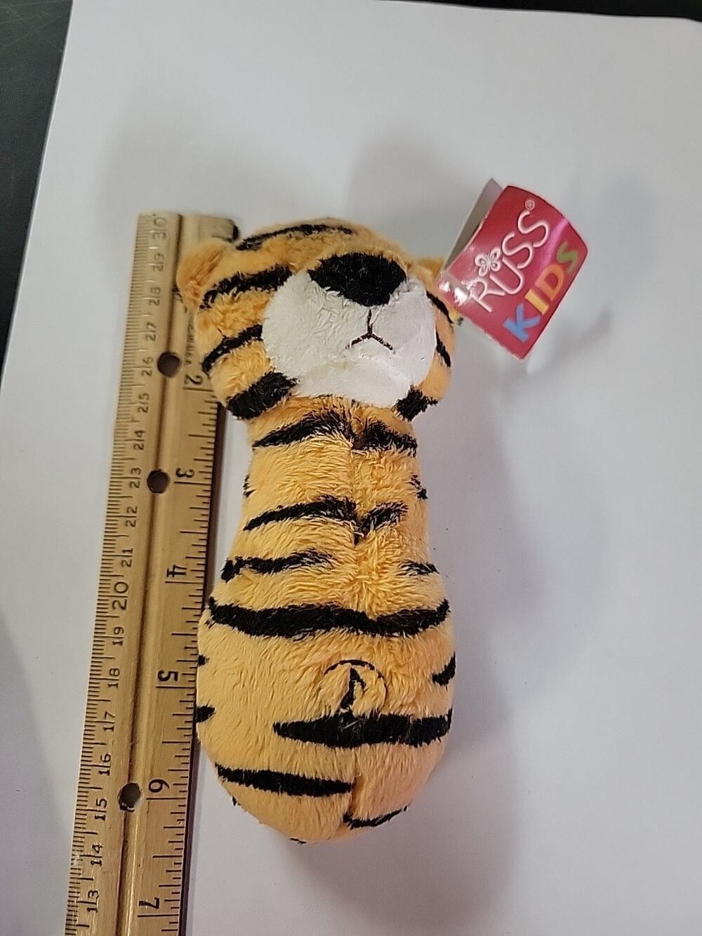 Russ Kids Toy Plush Roaring Tiger W Tag Vintage